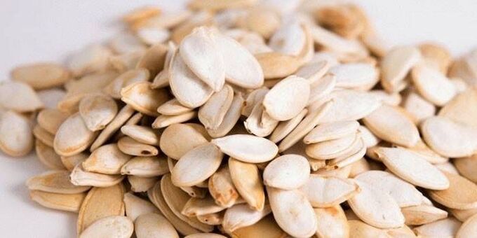 Pumpkin seeds for removing worms